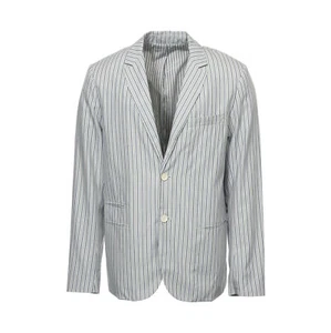 Vince Mens Vertical Striped 2 Button Sport Coat (Medium, Blue/White) $395 - Picture 1 of 5