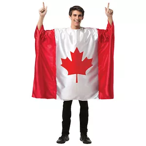 Rasta Imposta Mens Canada Flag Tunic Costume - One Size Fits Most - Red - Picture 1 of 1