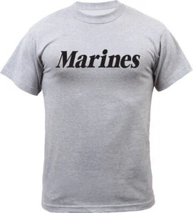 Camiseta Grey Marines - Entrenamiento Físico de Rothco 6032 - Imagen 1 de 28