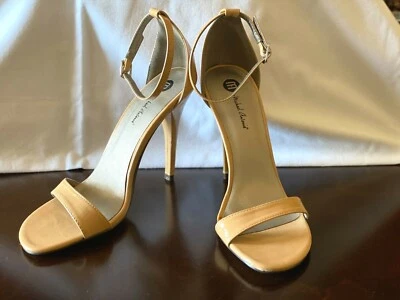 Michael Antonio Ankle Strap Open Stiletto Size 8M Color: Nude - Image 1 of 4
