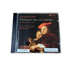 Fröhlich Will Ich Singen - Canciones Sagradas y Seculares Johannes Eccard CD - Imagen 1 de 7