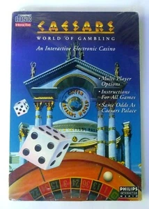 Phillips CD-I Caesars World of Gambling Vintage 1991 Casino Game NEW SEALED - Picture 1 of 10