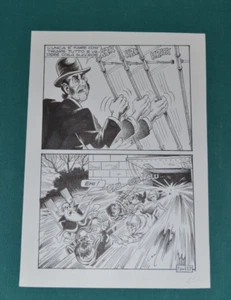 Piffarerio Corteggi Original Comic Art Tavola Originale # 117 Alan Ford 76 Corno - Picture 1 of 1