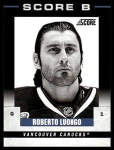 2011-12 Score B Roberto Luongo Vancouver Canucks #3