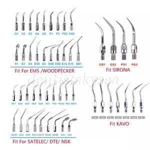 Dental Ultrasonic Scaler Tips Scaling Endo Perio Fit for EMS /SATELEC /NSK - Picture 1 of 104