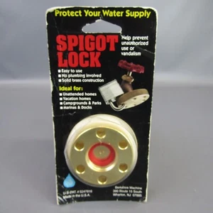 Vintage Berkshire Machine Spigot Lock NEW Old Stock Solid Brass USA Made - Picture 1 of 5