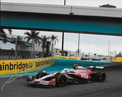 Signed Liam Lawson Formula 1 Bulls Racing Autographed 8x10 Photo #2 Original - Image 1 of 2