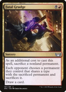 Fatal Grudge (187) Streets of New Capenna SNC MTG Magic - Picture 1 of 1
