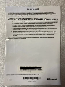 055XMX WINDOWS SERVER STANDARD 2012 OS - Picture 1 of 1