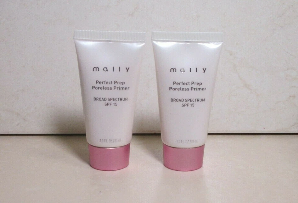 MALLY PERFECT PREP PORELESS PRIMER SPF 15 1 OZ ~ 2 PIECE LOT ~ NWOB - Image 1 of 1