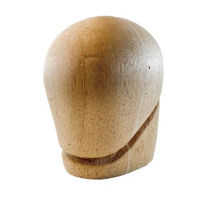 Vintage Balsa Wood Hat / Wig Millinery Hatters Head Form - Picture 1 of 7