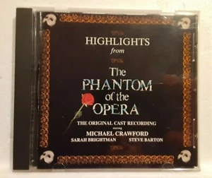 Highlights From The Phantom Of The Opera Musical Soundtrack 1987 CD - Picture 1 of 3