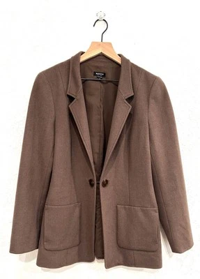 WORTH NEW YORK - Jacket, Brown SZ 10- wool & cashmere Foto 1 de 4