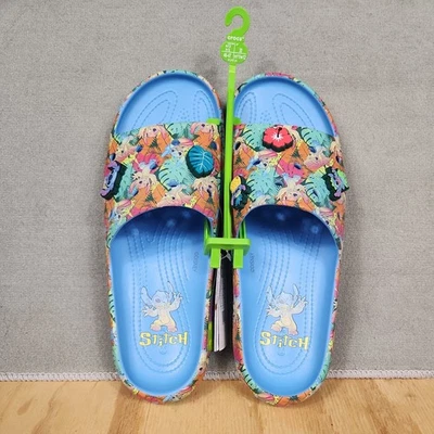 Crocs Adult Disney Lilo Stitch Classic Slides Men's 12 New! - Image 1 of 4