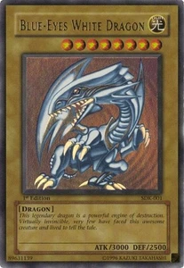 Blue-Eyes White Dragon SDK-001 - Ultra Rare - Moderated Played Unlimited YuGiOh - Bild 1 von 1