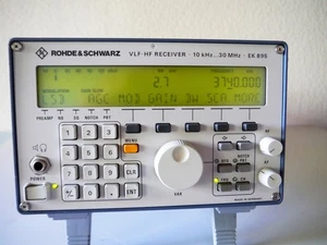Récepteur Rohde et Schwarz R&S EK895 KW VLF HF 10kHz-30MHz avec option rare - Photo 1/6