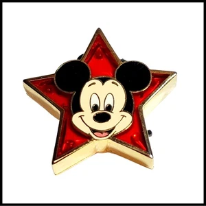 Prendedor iluminado Disney Mickey Mouse estrella roja hace correr 27562 - Imagen 1 de 11