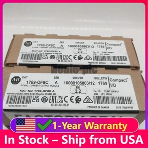 Modulo corrente A/O CompactLogix 8 Pt AB 1769-OF8C/A CompactLogix 1769OF8C nuovo sigillato in fabbrica - Foto 1 di 7