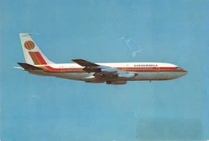 Postcard Airline AeroAmerica Boeing 720-020 CC8. - Picture 1 of 2
