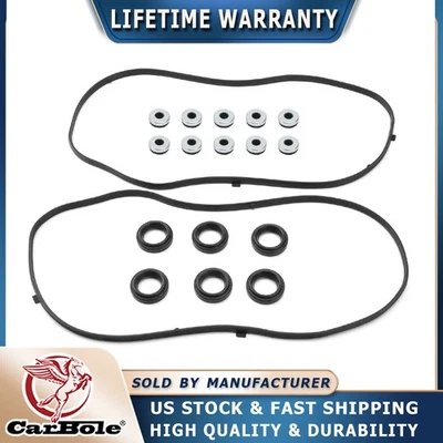 Juego de juntas de cubierta de válvula de motor para 2003-09 Acura 2003-10 Honda 2004-07 Saturn Foto 1 de 4