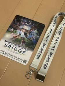 Monster Hunter Bridge Expo 2025 Limited Card with Lanyard Capcom Kansai Japan - Picture 1 of 6