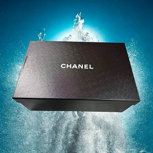 Authentic Chanel Empty Shoe Gift Storage Box w Booklets & Tissue 13.5”x8.5”x5” - Picture 1 of 16