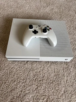 Microsoft Xbox One S 500GB Console with Wireless Controller - White - Image 1 of 2