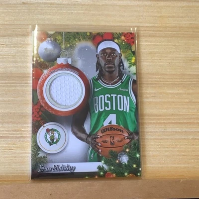 Juego de reliquias Topps Holiday Jrue Holiday Boston Celtics #PR-JHO 2025-2026 usado Foto 1 de 2