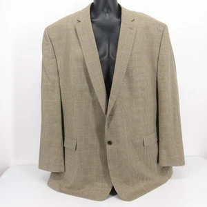 Giacca tuta cappotto sportivo Lauren Ralph Lauren seta lana blazer uomo 54L pied de poule - Foto 1 di 7