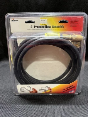 New MR HEATER 12' Propane Hose Assembly for 20 lb Portable Propane Cylinders - Image 1 of 4