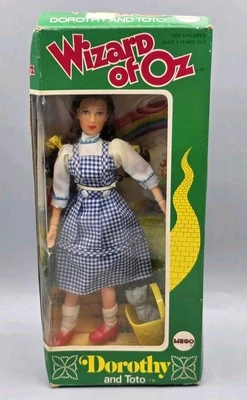 Figura de colección 1974 Mego Mago de Oz Dorothy & Toto 8" con caja original - NUEVA Foto 1 de 4