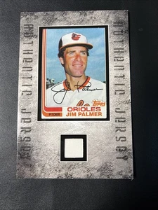 Vintage Sports Cards AUTHENTIC JERSEY Jim Palmer PATCH RELIC Card  HOF - Picture 1 of 2