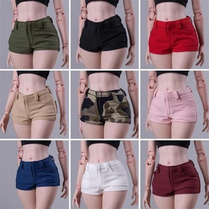Pantalones cortos elásticos para mujer escala 1/6 modelo se adapta a figura de acción de 12 "cuerpo - Imagen 1 de 20