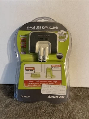 IOGEAR GCS22U 2-Port USB VGA KVM Switch - Image 1 of 2