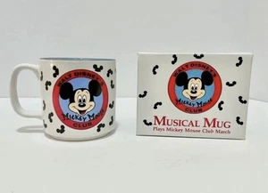 Taza musical vintage Disney Mickey Mouse Club con caja - no funciona - Imagen 1 de 7