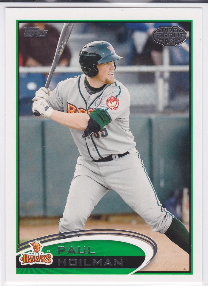 Paul Hoilman Chicago Cubs 2012 Topps Pro Debut - Image 1 of 1
