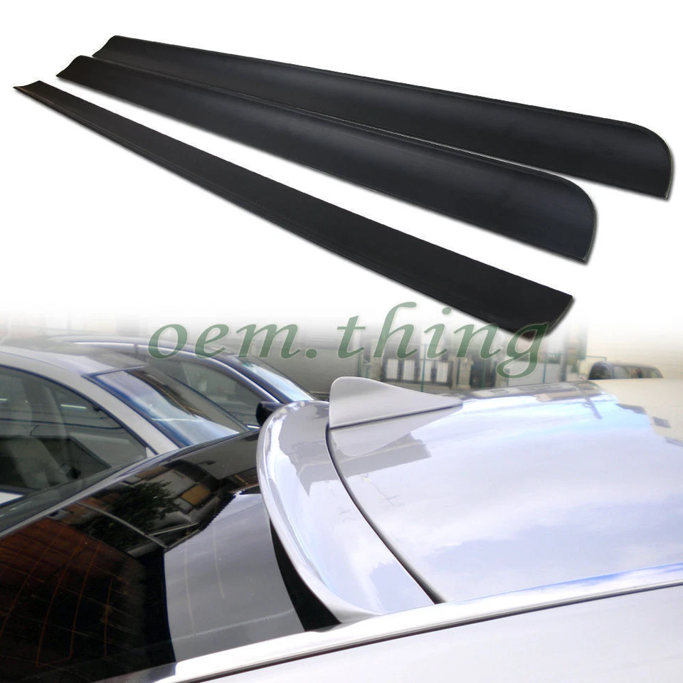Fit For Volvo S60 1st Roof Window Spoiler Wing PUF 2009 4D Sedan Unpainted - Imagem 1 de 1