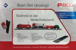 PIKO 57177 H0 DC BR 182, Start-Set Güterzug, ÖBB mit Bettung - Bild 1 von 3