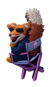 BASIL BRUSH 1970s / 80s RETRO TV CHARACTER PIN BADGE #5 - Picture 1 of 1