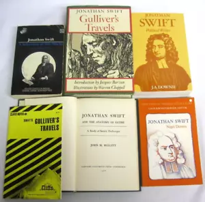 Jonathan Swift 6 Books Gulliver's Travels Anatomy of Satire Cliffs Commentary - Picture 1 of 10