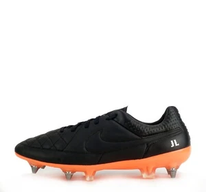 Nike ID Men's Tiempo Legacy SG Soft Ground Football Boots Black "JL" - Picture 1 of 6