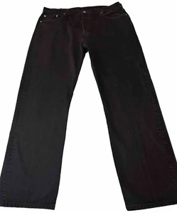 Pantalones de mezclilla negros vintage Levis 501 xx para hombre con botones talla 41x33 - Imagen 1 de 12