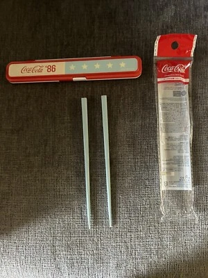 Палочки для еды Coca Cola красная синяя газировка японская посуда палочка для еды с чехлом 86 - Изображение 1 из 4