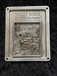 Pebble Beach Concours d'Elegance 1997 tablero de metal edición 247/550 - Imagen 1 de 5