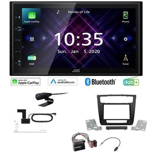 JVC Radio Apple CarPlay Android DAB+ für BMW 1er automatische Klima ohne Canbus - Bild 1 von 8
