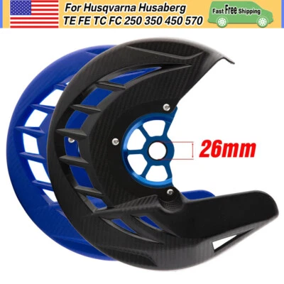 Front Brake Disc Guard Cover For TE FE TC FC 125 250 350 450 501 570 2009-2014 - Image 1 of 4