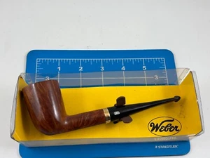 Judd's Very Nice Weber Deep Grain Briar Pipe #135 w/14kt. Gold Filled - Picture 1 of 6