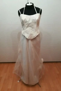 ♥Brautkleid Hochzeitkleid 2-teilig in creme gr. 42 NEU 033♥ - Bild 1 von 7