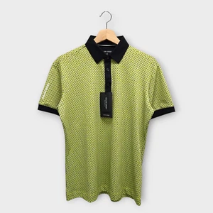 Galvin Green Golf Men's Polo Shirt Mate w/Logo (Lime/Black) - Small (S) - Picture 1 of 3