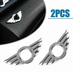 2X Car Door Pin Badge Emblem Accessories For BMW MINI Cooper/Roadster/Clubman